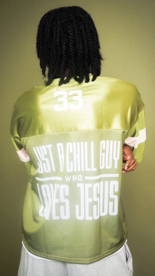 JUST A CHILL GUY JERSEYOLIVE GREEN  (Pre-order) 2-4weeks